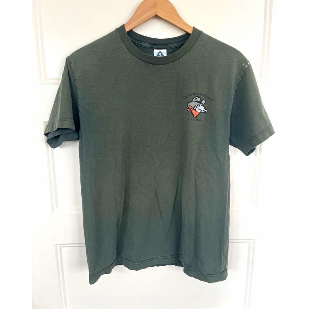 Alstyle Apparel & Activewear Men's Green Dead Horse Ranch State Park Tee M Y2K